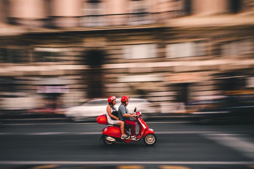 I vantaggi dello scooter a Roma